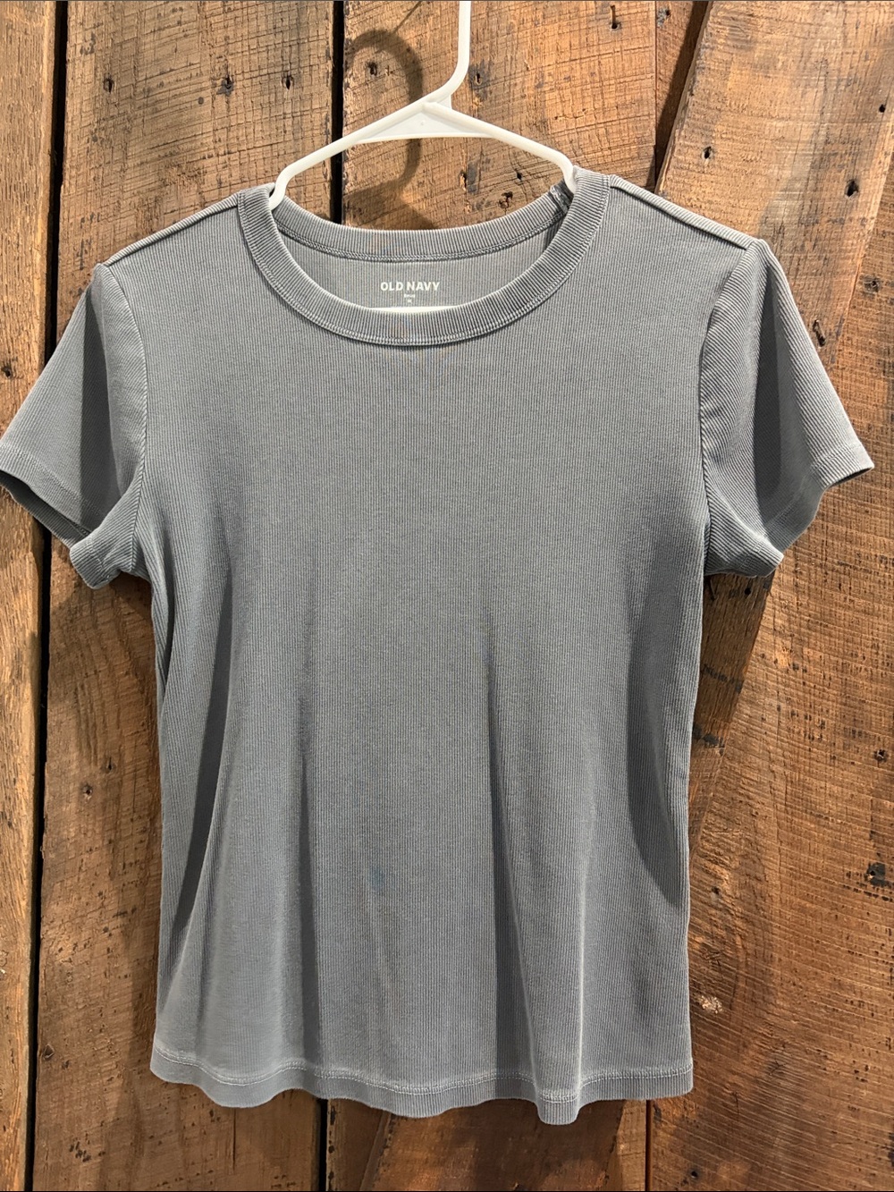 Old Navy Short Sleeve Crewneck Tee in Slate Gray
